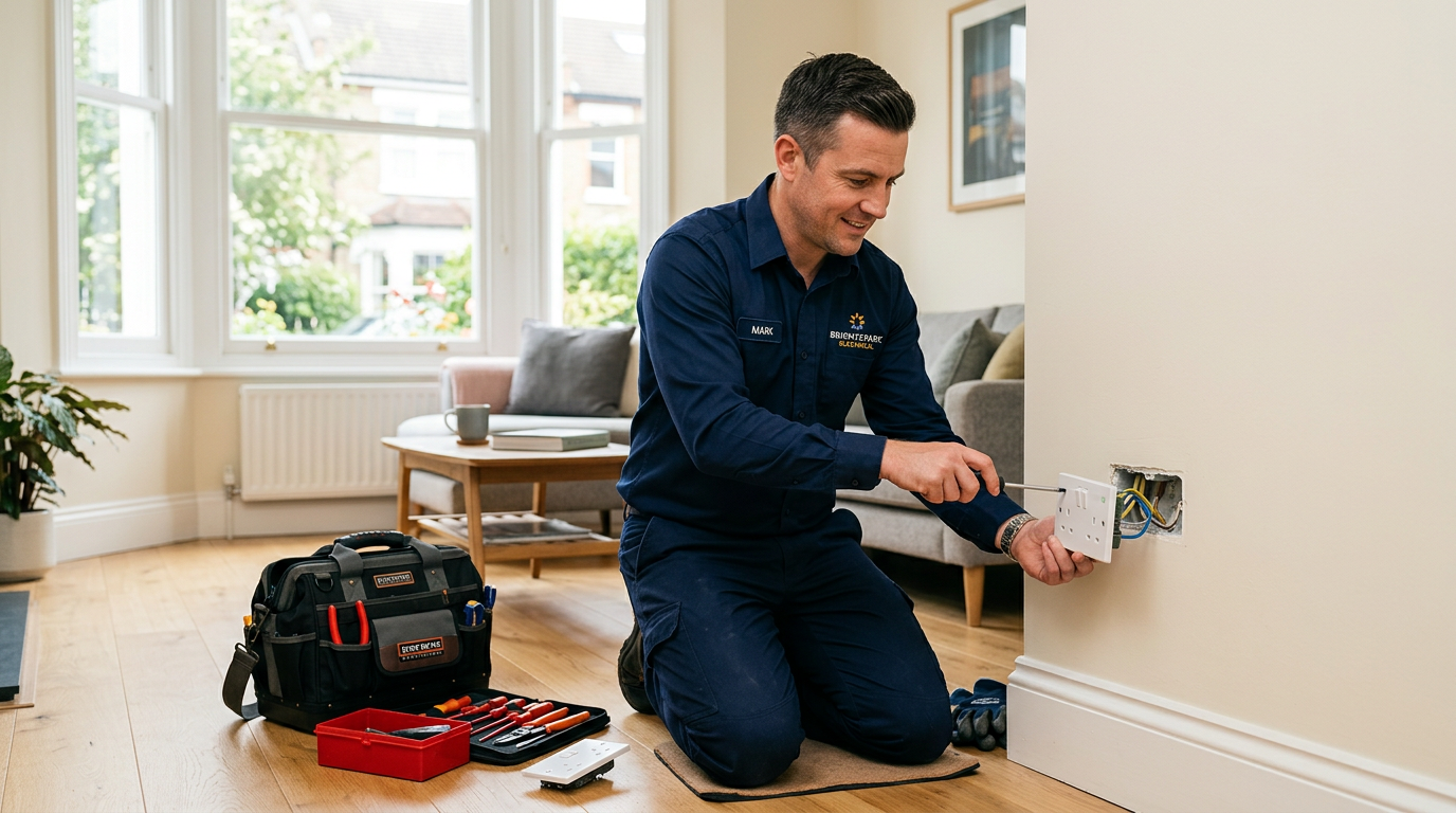 Horsham electrician at work